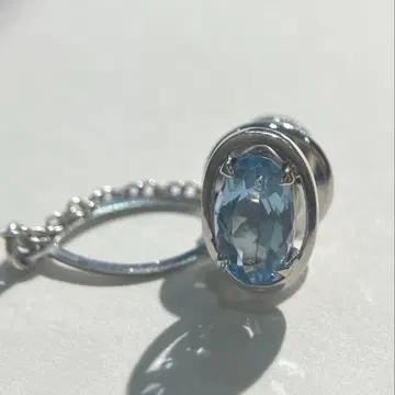 아쿠아 마린 계열 핑 브로치