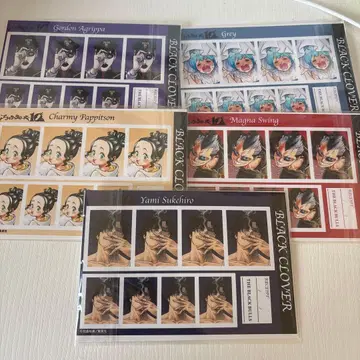 블랙클로버 전시회 증명사진관 야미 마그나 챠미 고든 그레이