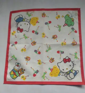 키티 손수건 완구 풍선 토끼 곰 1985 쇼와 레트로 26 26