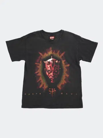 90s STAR WARS DARTH MAUL tee L 6959