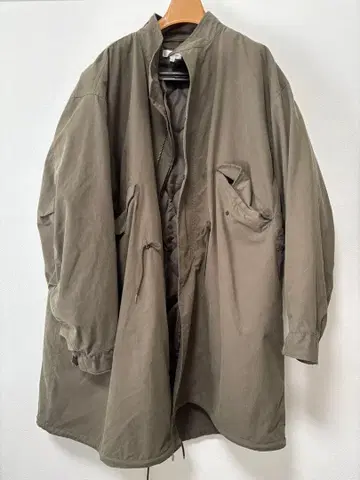 오버 사이즈 M-65 밀리터리 모즈 코트&라이너 자켓 세트