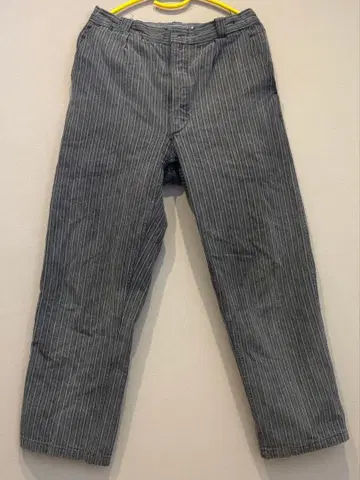 유로 스트라이프 프렌치 워크 팬츠 40s 50s