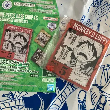 ONE PIECE BASE SHOP 복권 아크릴 블록 참 루피