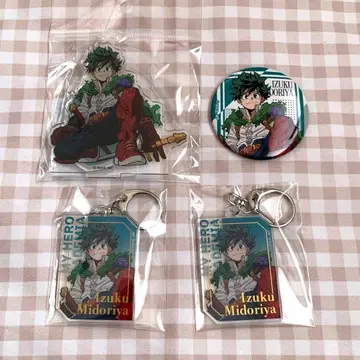 나의 히어로 아카데미아 미도리야 이즈쿠 데쿠 아크릴 스탠드 배지 세트