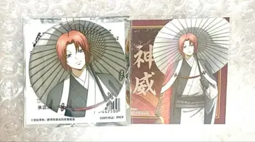 은혼 카무이 부시로드 동백 캔뱃지 특전 스티커