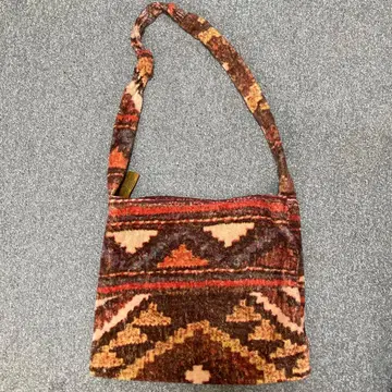 미국제 FRESCO TOWELS 타월 원단 기하학 패턴 숄더백