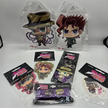 새상품 죠죠 팝 스탠드 키링 굿즈 애니메이션 모음