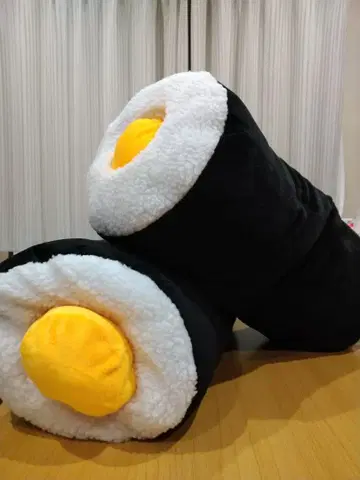 지금만 이 가격! 말랑말랑 김밥 BIG 봉제 인형 단무지 2개 세트