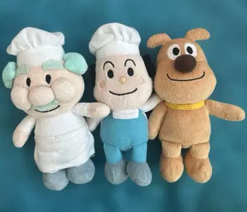 호빵맨 쁘띠 콩 봉제 인형 잼 아저씨 바타코 씨 치즈