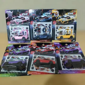 다이소 에바 콜라보 미니카 6대 세트 컴플리트