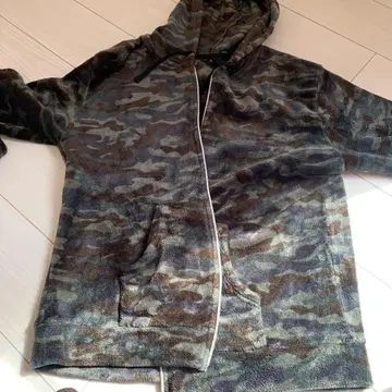 카모 패턴 플리스 자켓 4L