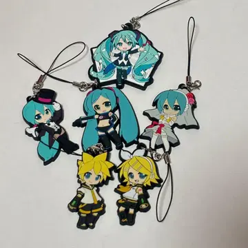 하츠네 미쿠 카가미네 린 카가미네 렌 러버 스트랩 피크릴