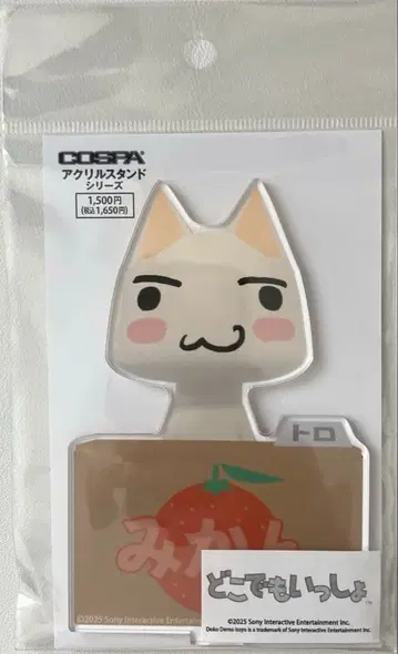 도코데모 잇쇼 아크릴 스탠드 토로 미캉 상자 SONY