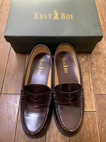 EASTBOY 브라운 로퍼 23.5 박스 포함