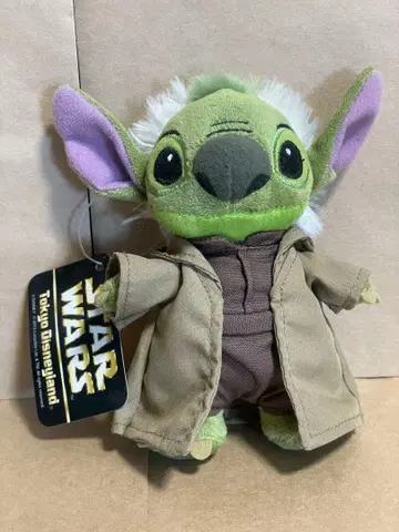 디즈니 레어 스타 워즈 요다 스티치 인형 배지