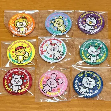 NiziU NIZOO 캔뱃지 캔배치 자수캔뱃지 자수캔뱃지 2주년