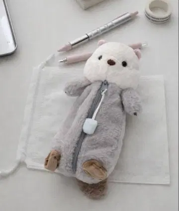 바다 생물 봉제 인형 캠페인 케이스 멀티 파우치 랏코