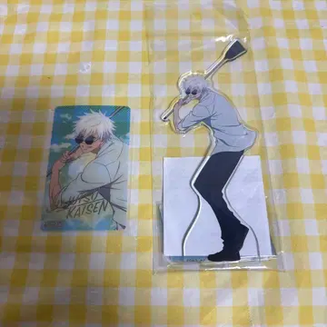 주술회전 고죠 사토루 아크릴 스탠드 클리어 카드