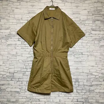 LAGUA GEM 반팔 셔츠 원피스 카키 컨디션 최상 캐주얼 심플