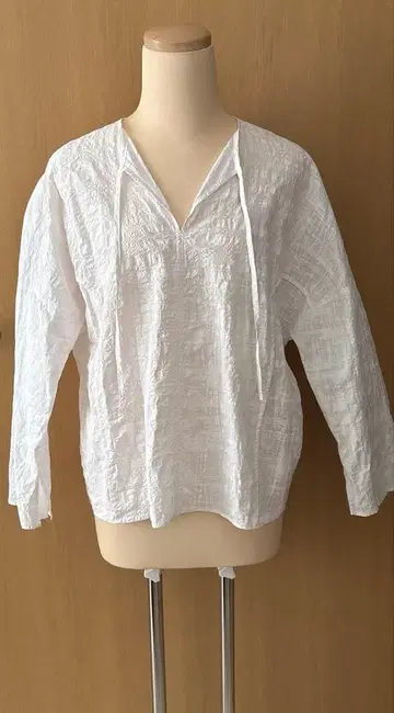 플레인 피플 화이트 면 100% 셔츠 사이즈 9