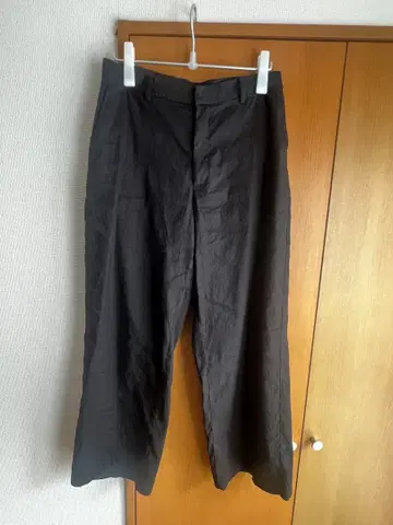무인양품 헴프 혼방 팬츠 XL 블랙