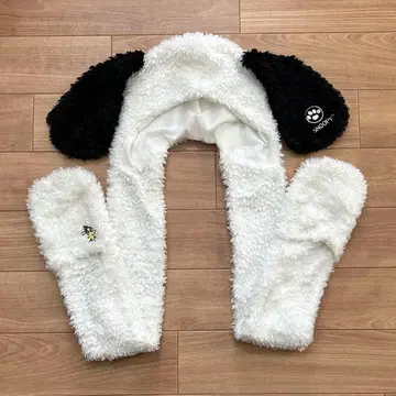 USJ 유니버설 스튜디오 재팬 스누피 머플러 캡 모자