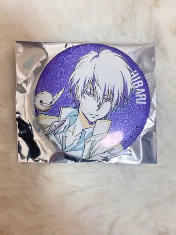 가정교사 히트맨 REBORN! 히코쿠지 글리터 캔뱃지 히바리 쿄야