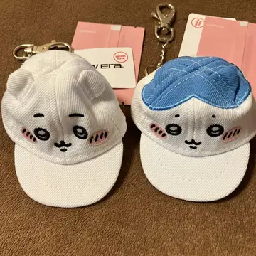 뉴에라 치이카와 (먼작귀) 캡 타입 키링 2개 세트 스티커 포함