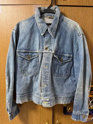 LEE 데님 자켓 70s 대문자 택