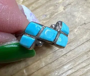 미사용 새상품 터콰이즈 스톤 귀여운 반지 8호