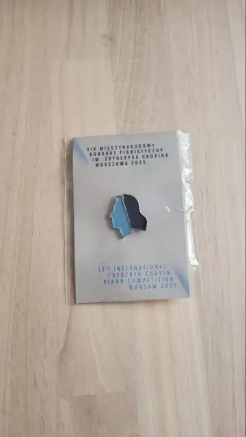 만박 폴란드 쇼팽 핀 배지 새상품