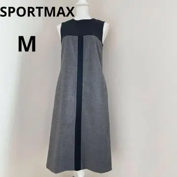 스포츠 맥스 스트레치 바이컬러 원피스 40