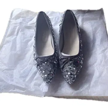 oriental traffic 스팽글 플랫슈즈