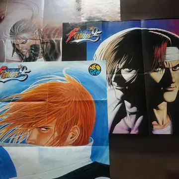 네오지오 격투 게임 포스터 6장 세트