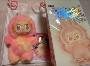 정품 LABUBU POP MART 러브러브 봉제 인형