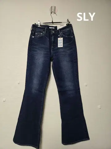 SLY 플레어 데님 030FAA12-1510 사이즈 2 블루