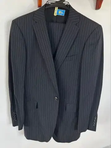 PASHU 네이비 스트라이프 수트