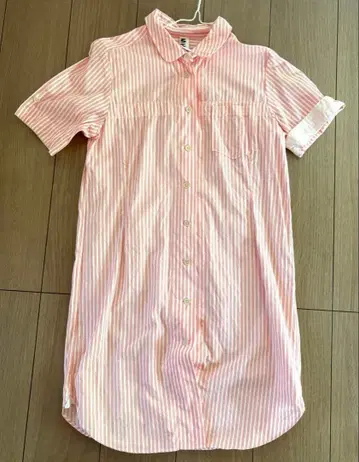 MHL. 스트라이프 셔츠 원피스