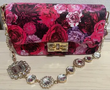 오늘까지 에밀리아 위즈 샤토 로즈 패턴 체인 백 EmiriaWiz