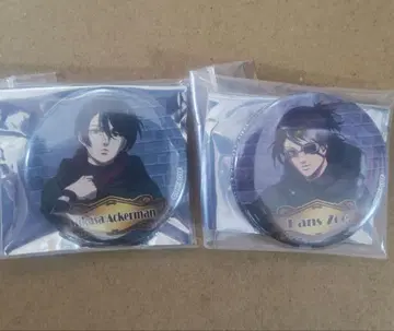 진격의 거인 트레이딩 신작 캔뱃지 [ 미카사/한지 ]