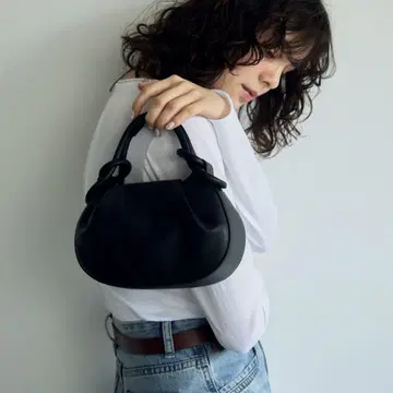 full/fill. 핸들 디자인 개더 미니백