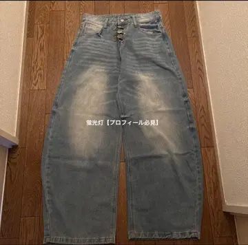 파이어맨 후크 배기 데님 noremid 지저인 people