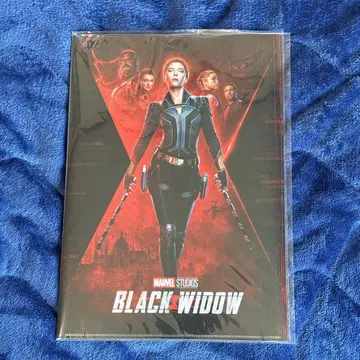 블랙 위도우 나타샤 클리어 파일 굿즈 어벤져스 마블