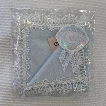 치카자와 레이스 파스텔 라이트 블루 크라운 왕관