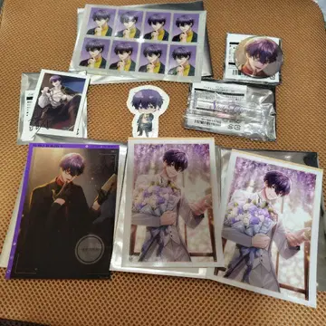 니지카레 브로마이드 캔뱃지 증명사진 씰 토키와 시키 세트