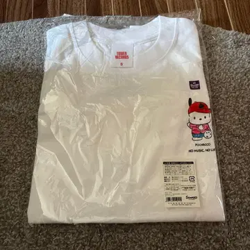 하피단부이 x 타워 레코드 T셔츠 화이트 포차코 S 사이즈