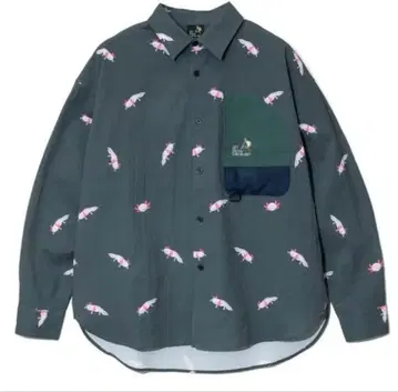 새상품 go slow caravan 시어서커 셔츠 우파루파 M