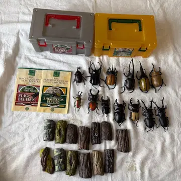 카로라타 장수풍뎅이 사슴벌레 피규어 세트