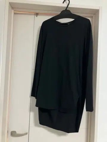 aton 에이톤 롱T 티셔츠 블랙 검정 사이즈02