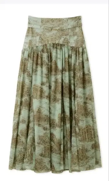 [택 포함 새상품] LILY BROWN 코르셋 디테일 튤 롱 SK